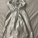 by the way. Metallic Silver Mini Dress Photo 1