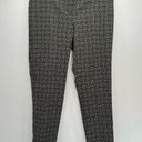 Van Heusen NEW  Slim Fit Ankle Stretch Pants Tan Black Medallion Print Size 8 Photo 2