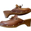 Isaac Mizrahi  Leather Slip On Mule Clogs Size 10 Photo 6