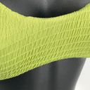 Naked Wardrobe  Swim Lime Smocked 2 Pc Bikini NEW Womens Sz XS Style NW-W0538 Photo 3