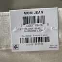 Style & Co  SZ 10 Straight Leg Mom Jeans High-Rise Stretch Pockets Zip-Fly Beige Photo 9