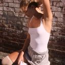 Free People Movement Fp Movement Good Karma Long Tank in “White” XL Photo 2