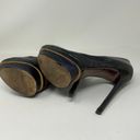 Brian Atwood  Ferguson Snake Python Leather Platform Stiletto High Heels Shoes 8 Photo 4