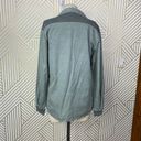 Stateside  Green Button-Down Supima Cotton Top Photo 6