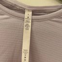 Lululemon Short Sleeve Top Lilac Photo 2