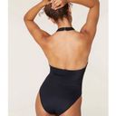 ANDIE  Swim Black Luzon Halter Strap One Piece Swimsuit Sz L NWT Photo 3