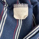 Striped Navy Blue Long Sleeve Top sz Small Photo 5