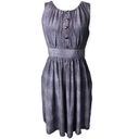 Anthropologie  Mise En Scene By Ruffian Fall 2010 Purple Silk Dress Photo 7