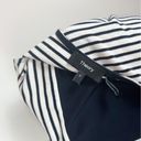 Theory  Navy Colorblock Striped T-Shirt Dress Pima Cotton Size XS Photo 8