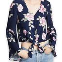 Cupcakes and Cashmere  Floral Bell Sleeve Top Photo 0