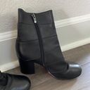 via spiga Black Leather Heeled Booties Size 6.5 Photo 2