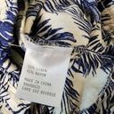 Panama Jack Blue/White Hawaiian Palm Tree Pants, Women's XL Photo 3