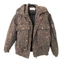 One Teaspoon  Puffa Jacket in Bronze Leopard‎ NWT Sz SM Photo 1