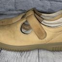 Ecco slip on Velcro close shoes light tan size 39 or size 8.5 women Photo 0