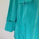 Lafayette 148 NY linen blend zip front jacket with subtle sheen 12 Green Photo 4