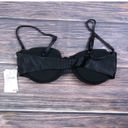 Good American NEW Black Ruched Demi Cup Bikini Top / Swimsuit top Photo 5