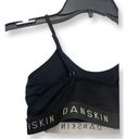 Danskin  Sport Bra Adjustable Thin Strap Stretch Scoop Neck Straight Back Black S Photo 1