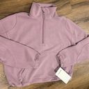 Lululemon Brushed Softstreme Half Zip ColourRose Blush Photo 1