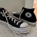 Converse Black Platform  Hightops Photo 2