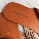 American Eagle  Brown Woven Thong Sandals Photo 2