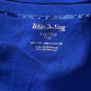 White Stag  Blouse Royal Blue Long Sleeve Size XXL Photo 2