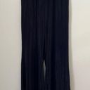 Sincerely Jules Black Pleated Elastic Waist Wide Leg Pants Size L Photo 0