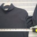 Vintage Bobbie Brooks Womens Small Black Long Sleeve Turtleneck Minimalist Shirt Photo 9