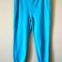 None Teal Fleece Lined Joggers Sz L Photo 0