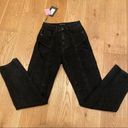 Pretty Little Thing  - Cut Out Seam Detail Straight Leg Jeans Size in Black Photo 4