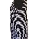 J.Crew NAVY Blue White Striped Embellished Sheath Short Casual Dress  Photo 2