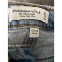 Abercrombie & Fitch Curve Love 90s Straight Ultra High Rise Jean Light Size 27 R Photo 4