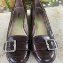 Style & Co  size 7 womens brown flats with buckle Photo 0