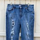 Forever 21 + distressed high waist jeans Size 14 Photo 2