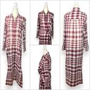 Theory Jinniefield Wrap-Effect Plaid Cotton Maxi Dress Photo 7