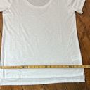 Theory Women’s  Penati B plain white scoop neck t shirt sleeve size large Photo 4