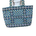 Vera Bradley  Riviera Blue purse/handbag, 2008 pattern, geometric, medium sized Photo 6