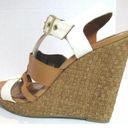 Jessica Simpson  'Casie' Ivory/Tan Leather Platform Photo 4