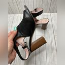 Kate Spade 742-  Mallorca Women's Block Heels Black Leather Upper Open Toe Photo 4