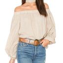 One Teaspoon One x  Oakwood Off the Shoulder Top balloon sleeve Western S Photo 0