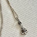 Chrome Hearts Fleur Ball Necklace in Silver Photo 0