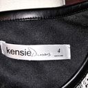 Kensie  Lace and faux leather black & white dress Size 4 Photo 10