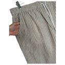 Beach Lunch Lounge Pants Womens XL Linen Margot Pull On Striped Cropped Brown Photo 4