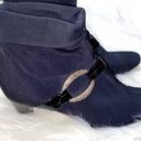 Brighton  size 6 medium black kitten heel ankle boots Photo 3