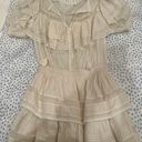 Love Shack Fancy Liv Cotton Ruffled Dress Photo 1