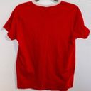 Tommy Hilfiger Tommy Girl Red Short Sleeve V-Neck Graphic Shirt Size Medium Photo 4