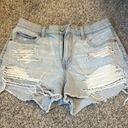 American Eagle Light Wash  Jean Shorts Photo 0