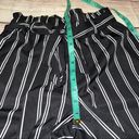 SheIn Paperbag waist striped pant and white crop top set. Size S Photo 8