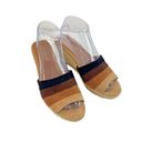 Ralph Lauren LAUREN  Karlia Suede Leather Slip On Espadrille Wedge Heels Womens 8 Photo 11