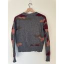 360 Cashmere  Camo Print Pullover Crewneck Pullover Sweater. XS Photo 10