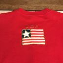 Jerzees  USA flag red pullover sweater size medium Photo 5